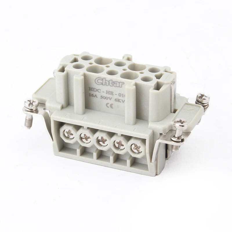 M/F 10-контактний вставний роз’єм для важких умов